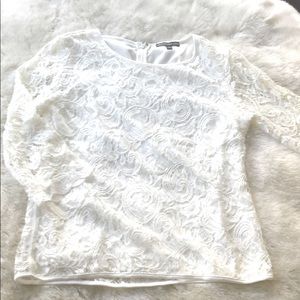 Adrianna Papell lace top (Sz S)